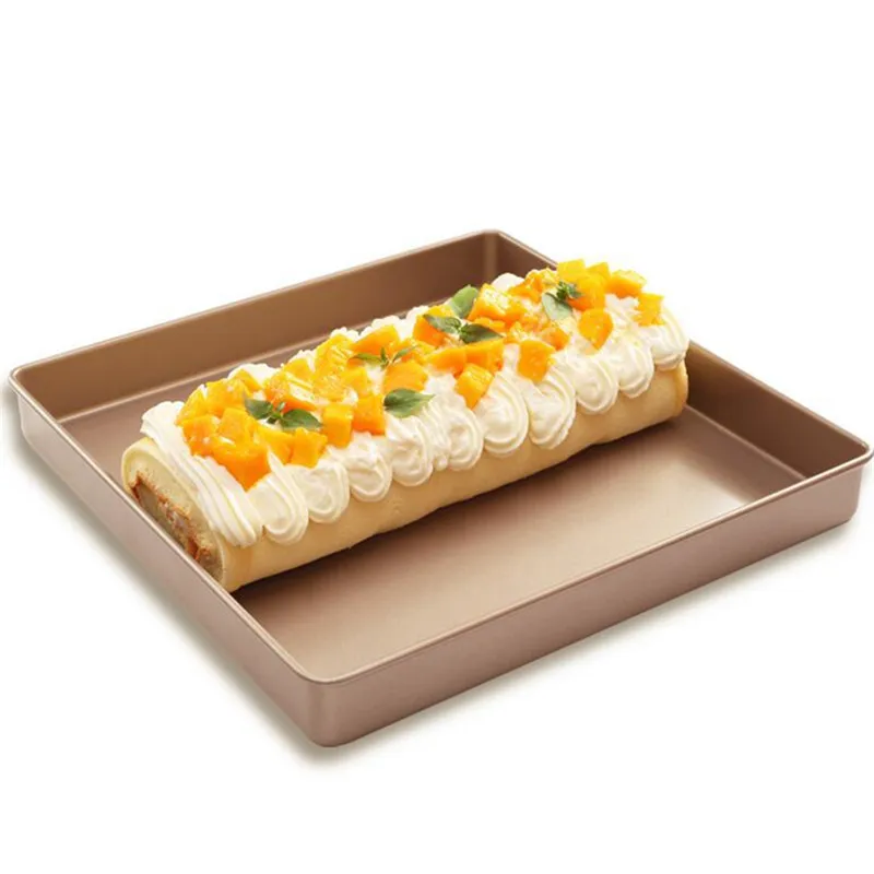 Springform Pan Set - 四角い焦げ付き防止ベーキングパン、厚い炭素鋼、ケーキベーキングシートトレイ、クッキー、ピザ、パン、ケーキ型、耐熱皿ツール、9 