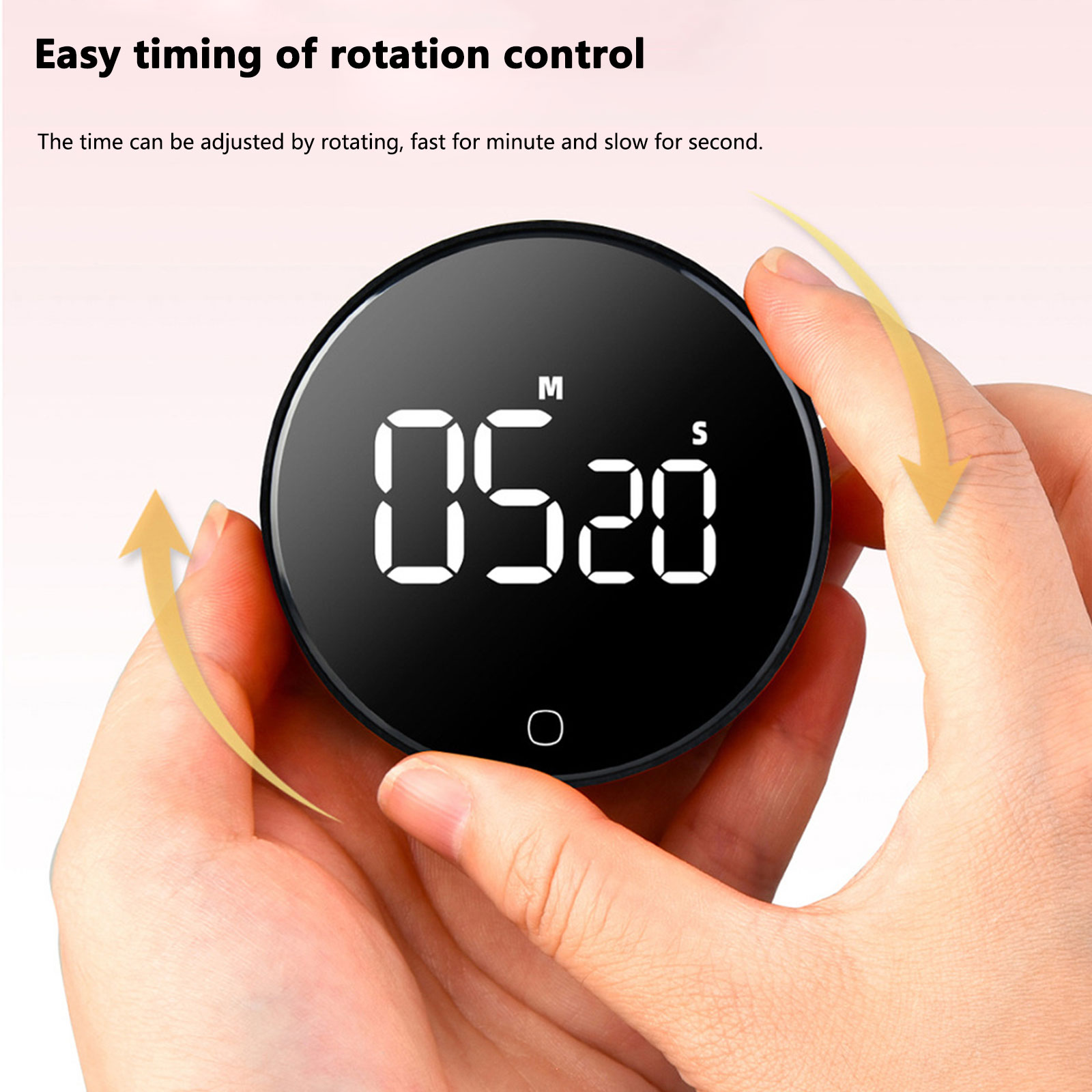 Kitchen Baking Timer - LEDデジタルキッチンタイマーUSB充電式磁気ベーキングカウントダウンリマインダー3段階音量バックブラケットデザインキッチンツール