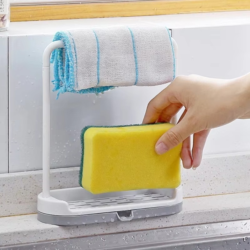 Kitchen Baking Tray Storage - 1個入り 新品 シェルフオーガナイザー キッチンシンク家電ラック 浄水器収納 食器洗い布ラック
