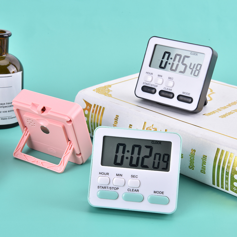 Kitchen Baking Timer - デジタルディスプレイ調理用目覚まし時計キッチンタイマー睡眠用ストップウォッチクロックハウス。