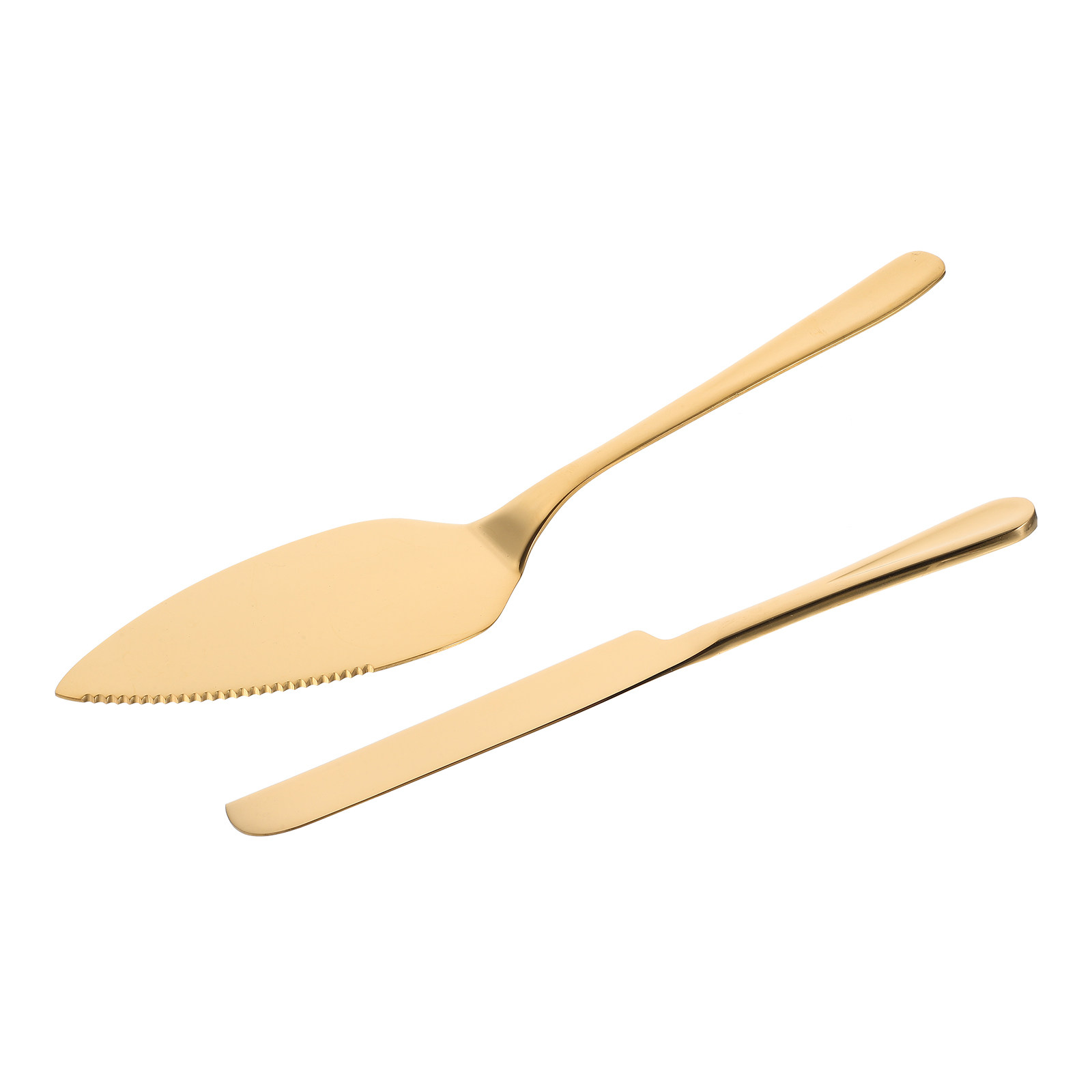 Kitchen Baking Supplies - 1セット ステンレス製ケーキカッターショベル 素朴なサービングセット 結婚式パーティー用ケーキカットツール キッチンベーキング用品
