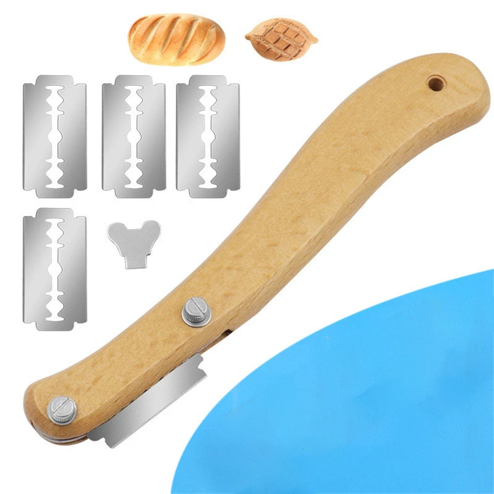 Bread Lame Scoring - パンスコアリングナイフセット、パンカッター、スラッシュツール、トーストナイフ、キッチンツール、フレンチパン、スコアリング、ラメ、生地、1セット
