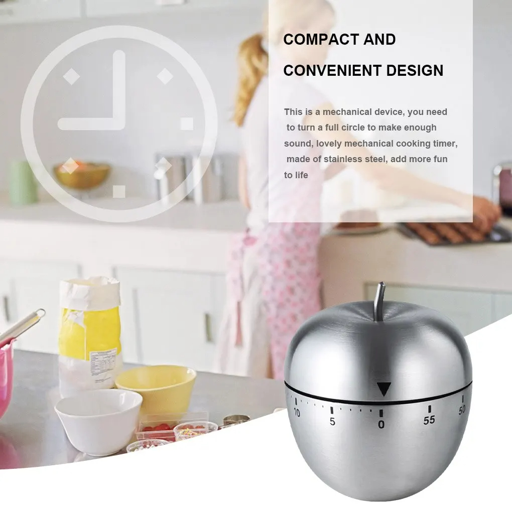 1個入り クリエイティブキッチンメカニカルタイマー ステンレ - Kitchen Baking Timer のレビューと価格