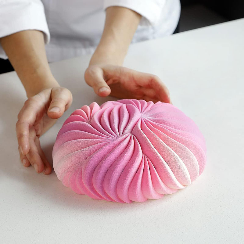 ラウンドムースケーキパンベーキング用大型砂丘シリコーン型 3 - Kitchen Baking Store のレビューと価格