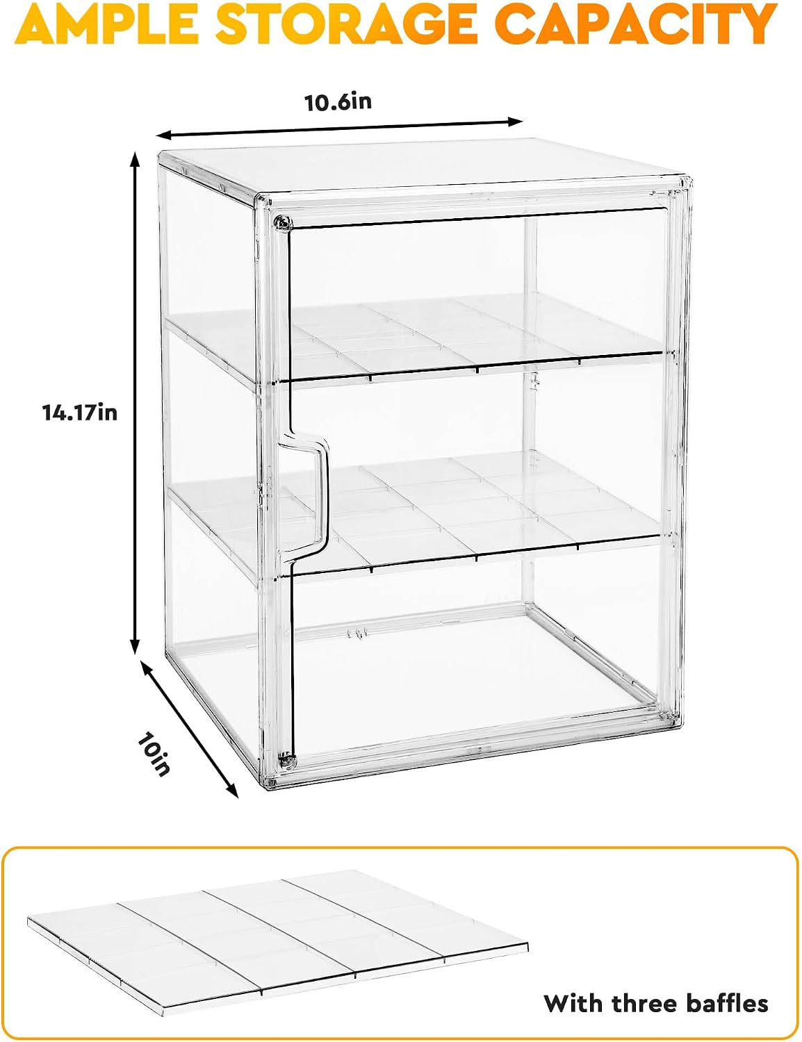 ペストリーディスプレイケース、キッチンカウンター用ブレッドボ - Kitchen Baking Tray Storage のレビューと価格