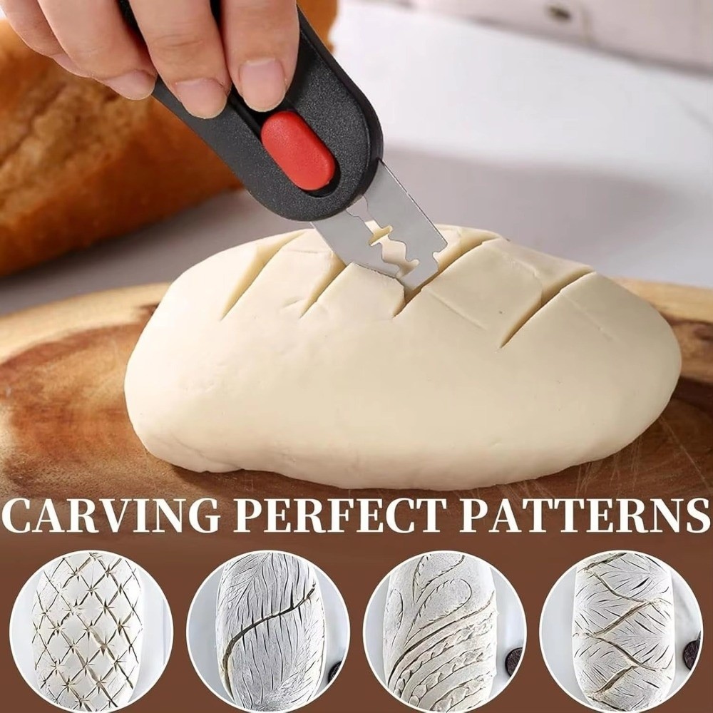磁気式パン切り包丁、鋭利な刃先、ペストリーDIY作成用ベーキ - Bread Lame Scoring のレビューと価格