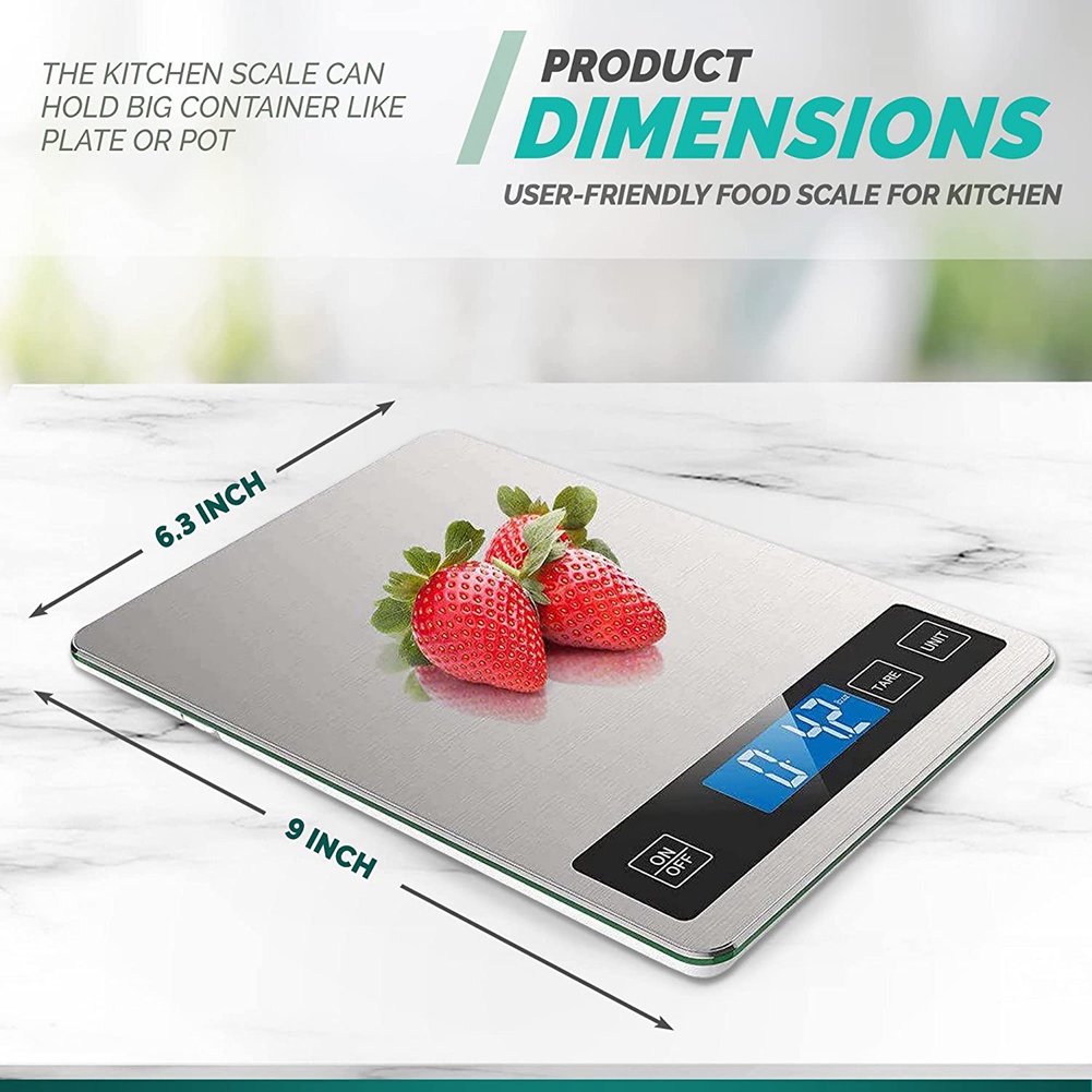 ABHZ-デジタルキッチンスケール - 家庭で食品や液体を計 - Baking Kitchen At Home のレビューと価格