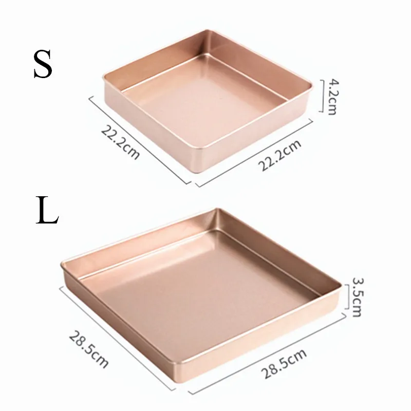 四角い焦げ付き防止ベーキングパン、厚い炭素鋼、ケーキベーキン - Springform Pan Set のレビューと価格