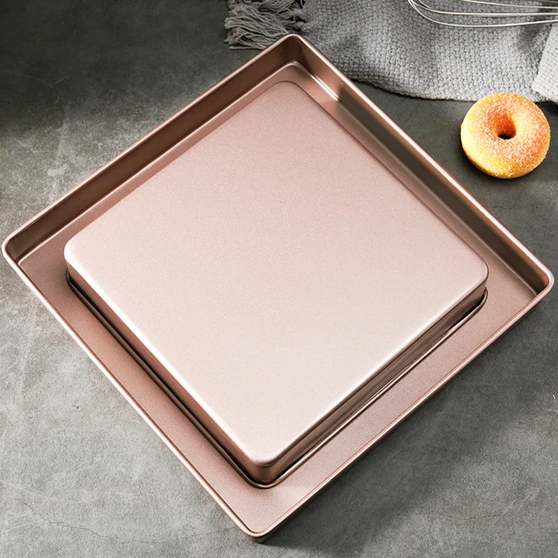 四角い焦げ付き防止ベーキングパン、厚い炭素鋼、ケーキベーキン - Springform Pan Set のレビューと価格