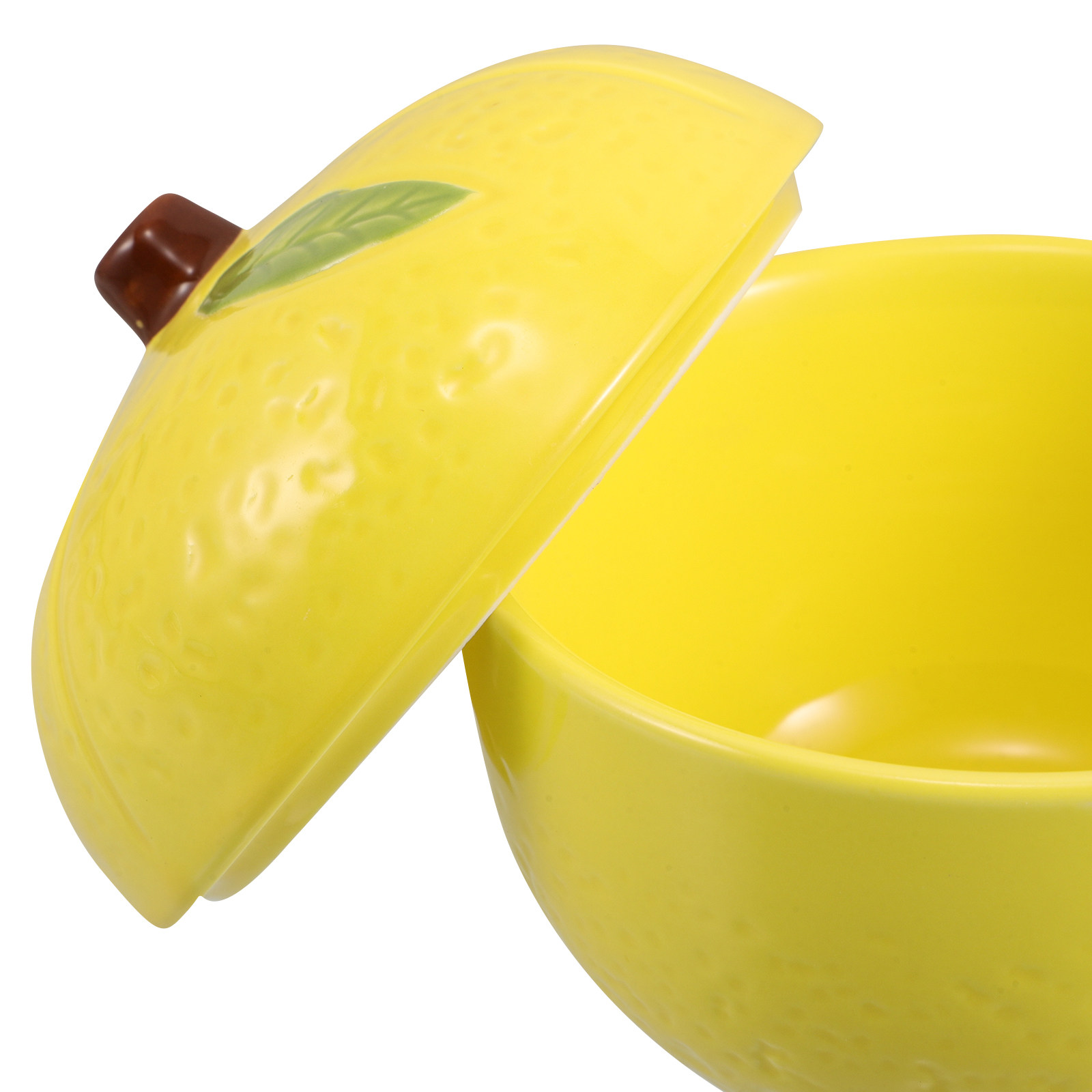 セラミック製食品保存容器 レモン型 密閉型丸型容器 キャンデ - Kitchen Baking Canisters のレビューと価格