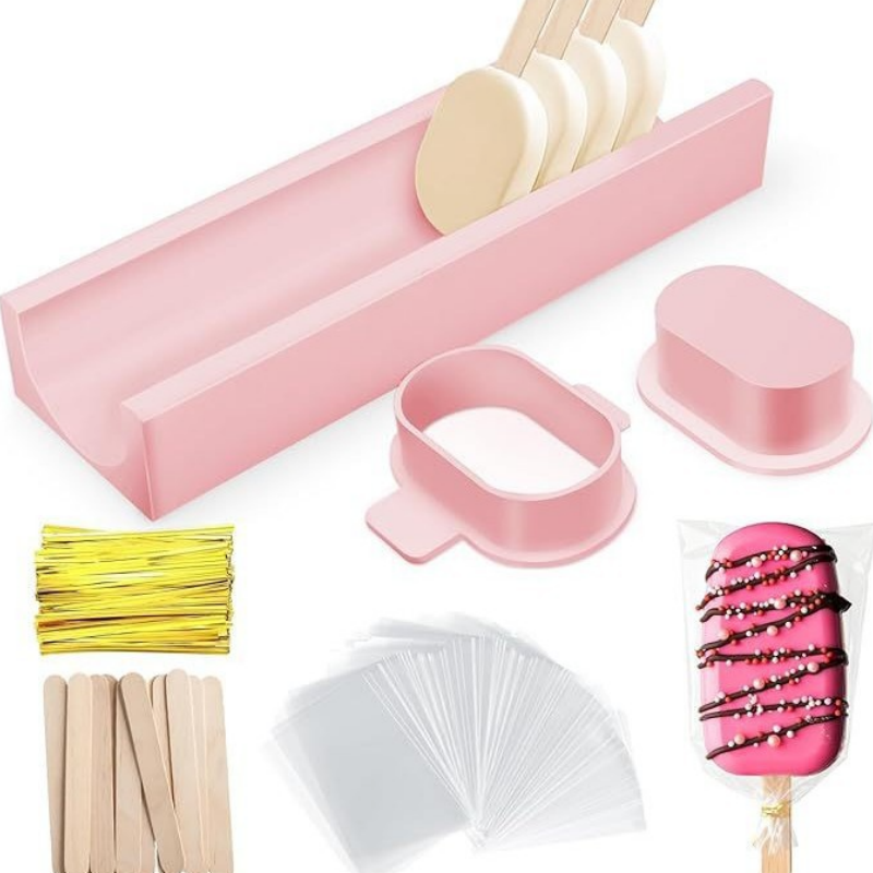 ケーキポップ型セット（トレイ付き）ノンスティック再利用可能ケ - Kitchen Baking Supplies のレビューと価格