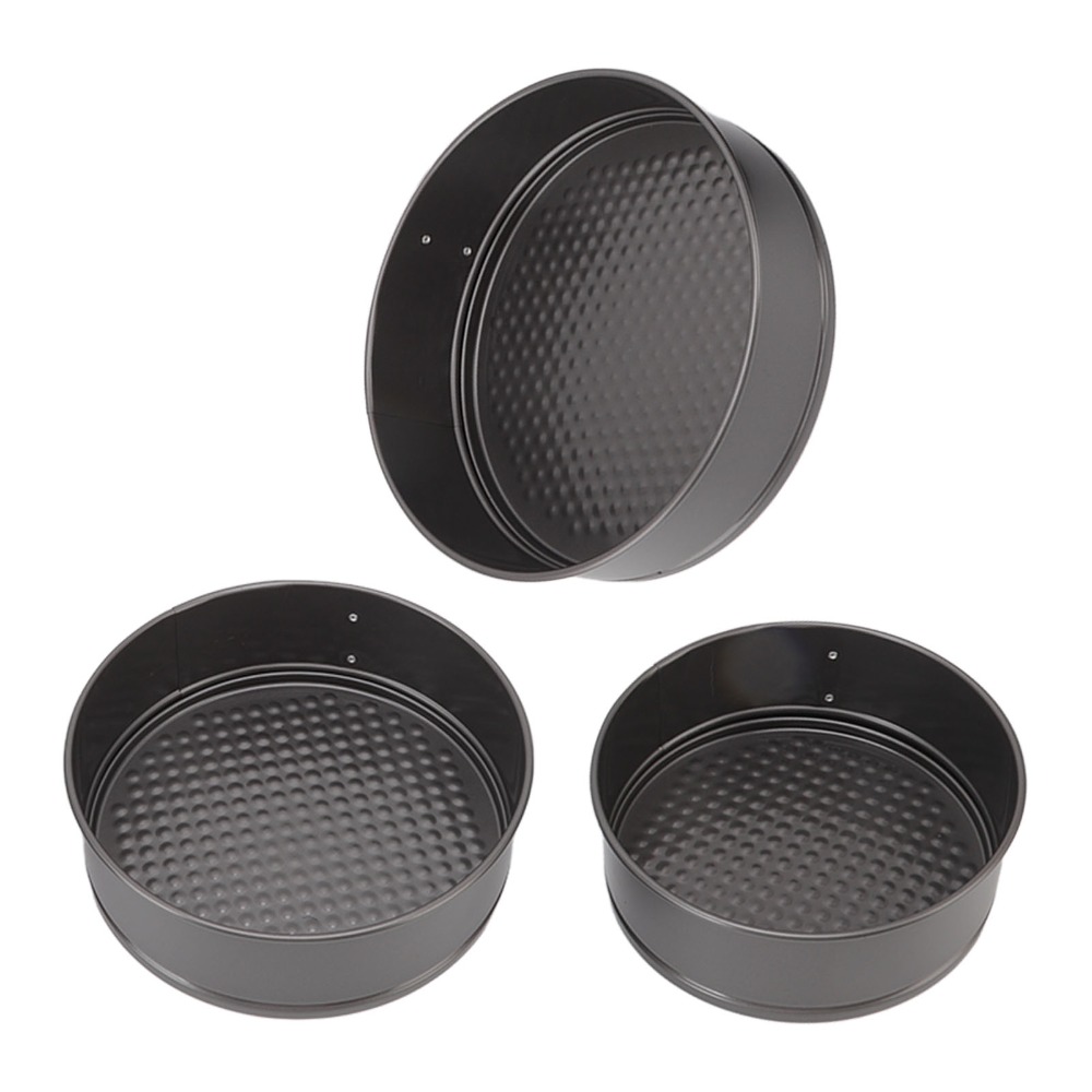 3個セット カーボンスチール製ケーキ型 ノンスティック加工  - Springform Pan Set のレビューと価格