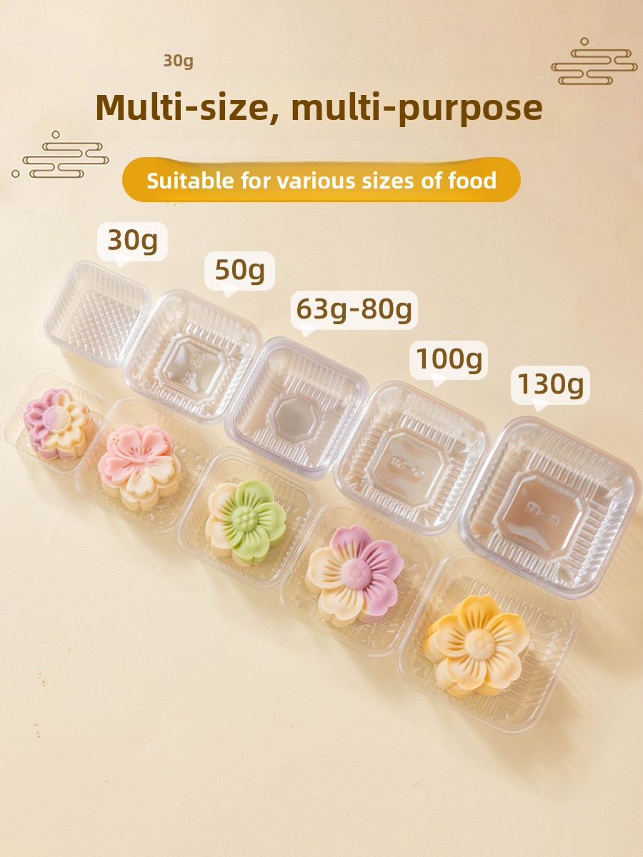 厚みのあるプラスチック製月餅包装箱ベーストレイ緑豆ケーキ独立 - Kitchen For Baking のレビューと価格