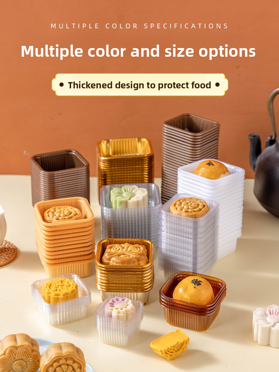 厚みのあるプラスチック製月餅包装箱ベーストレイ緑豆ケーキ独立 - Kitchen For Baking のレビューと価格
