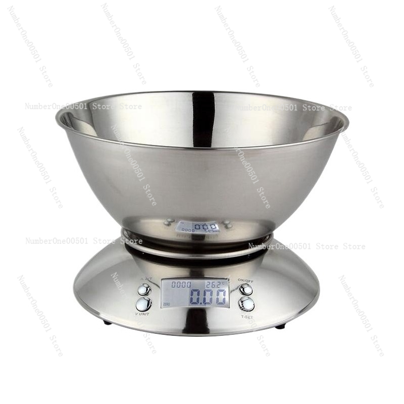 デジタルキッチンスケール ステンレス製食品スケール ボウルと - Kitchen Baking Timer のレビューと価格