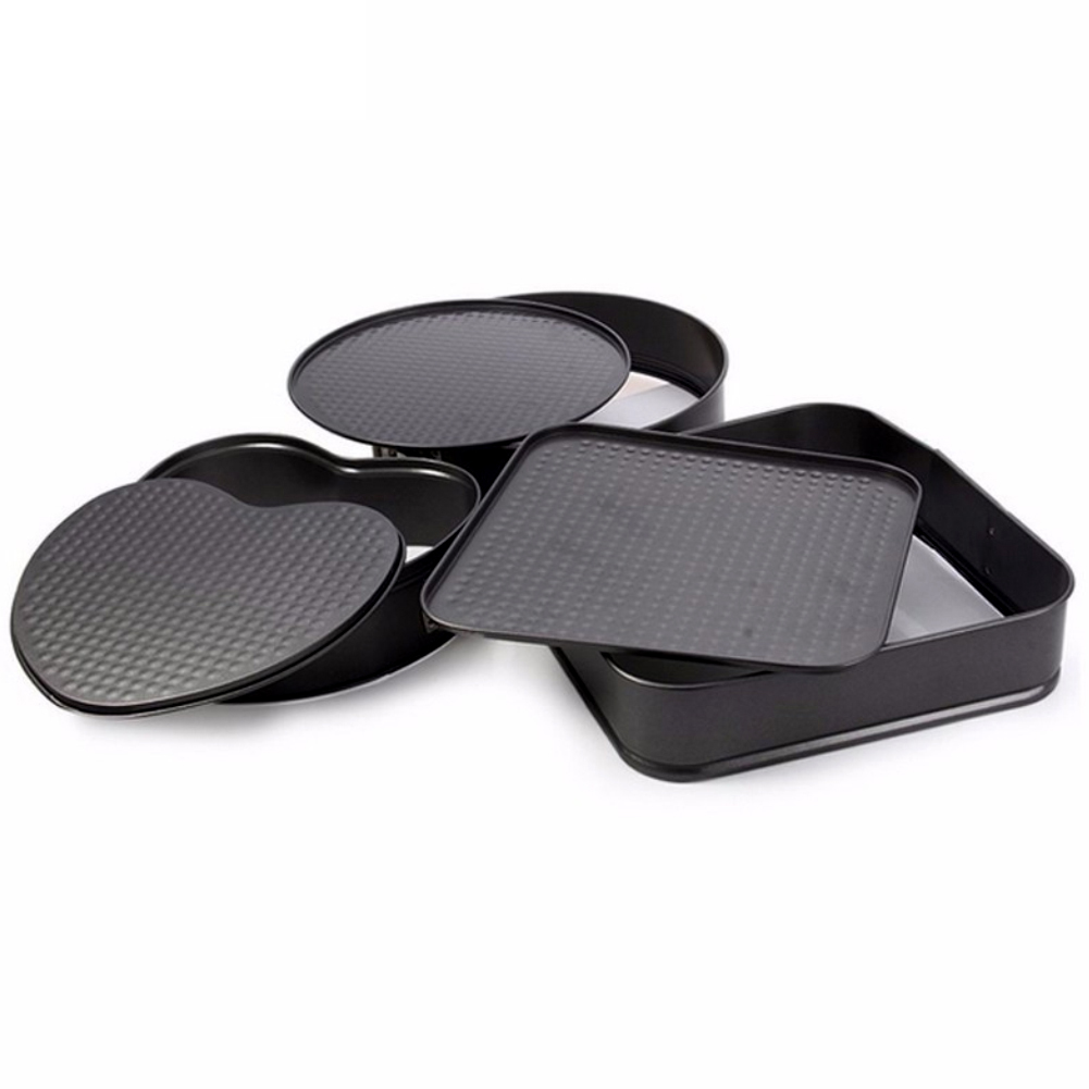3ピース/セットノンスティックspringformケーキパン - Springform Pan Set のレビューと価格