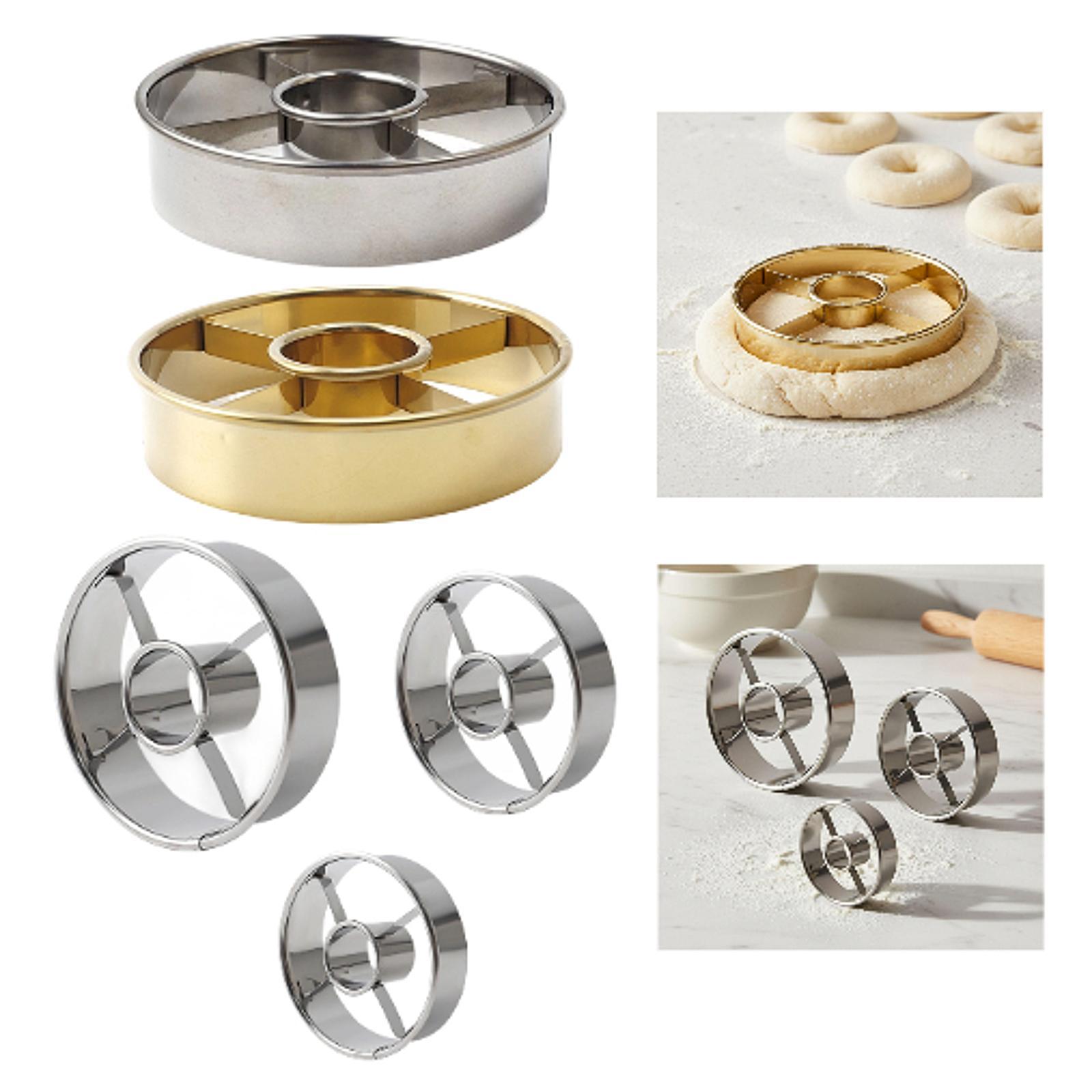 ドーナツカット耐久性のあるステンレス鋼の丸型ペストリーツール - Baking Kitchen At Home のレビューと価格