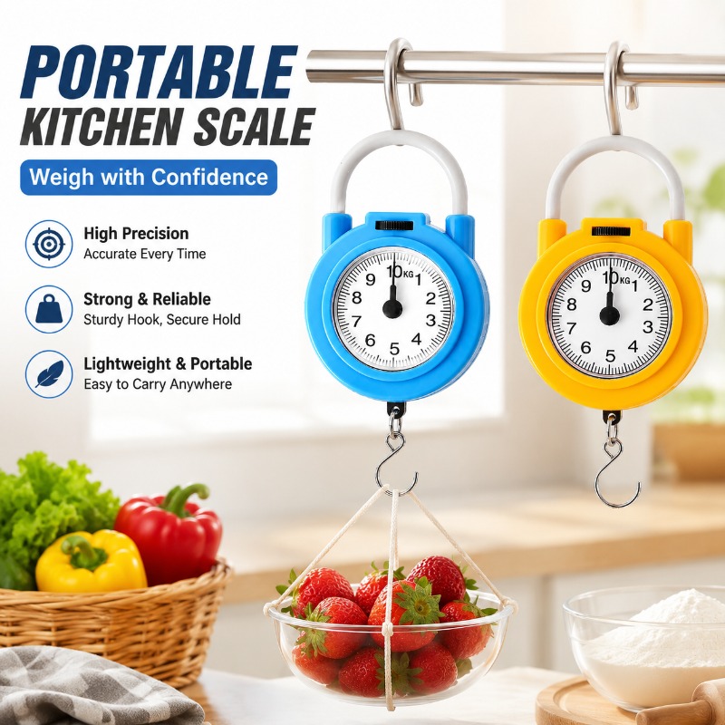 ポータブル電子キッチンスケール、食品計量用フック付き高精度ス - Kitchen Scale Precise のレビューと価格