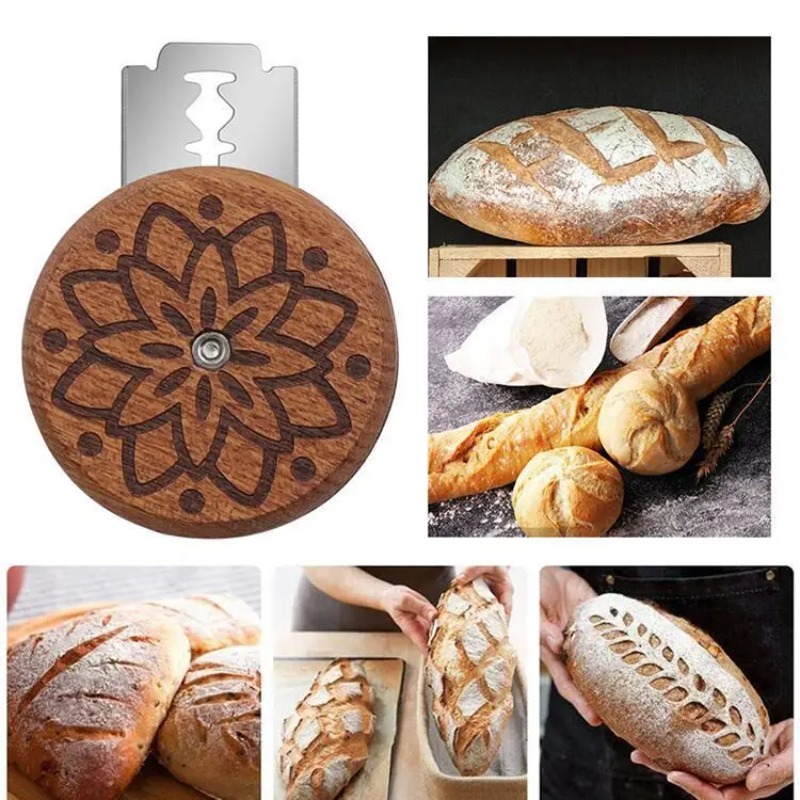 丸パン用ラメナイフ、パン切りナイフ、サワー種パン用スコアリン - Bread Lame Scoring のレビューと価格