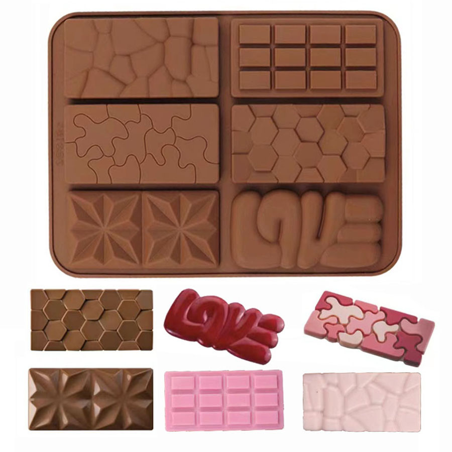 1pc チョコレート型 3D シリコーン型ドバイチョコレート - Kitchen Baking Store のレビューと価格