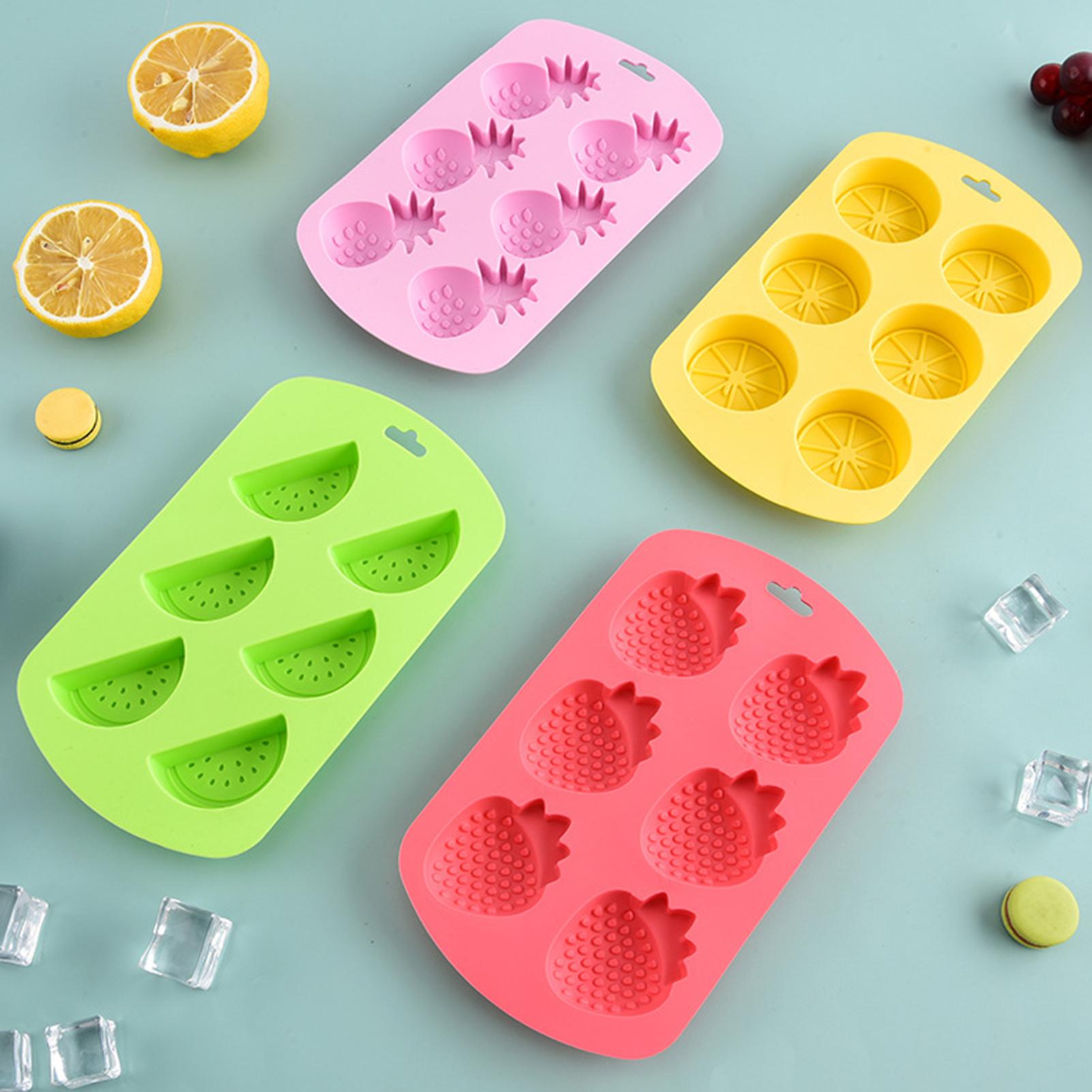 6 キャビティフルーツ型シリコーンキャンディモールドノンステ - Kitchen Baking Supplies のレビューと価格