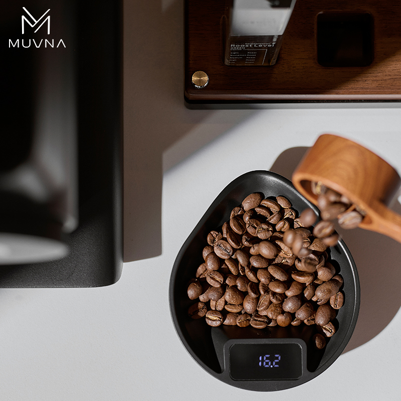 MUVNA デジタルコーヒー豆スケール、ABS エスプレッソ - Kitchen Scale Precise のレビューと価格