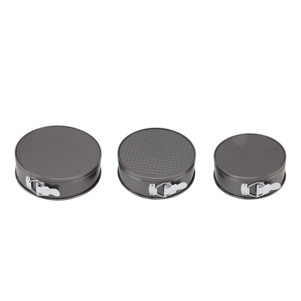3個セット カーボンスチール製ケーキ型 ノンスティック加工  - Springform Pan Set のレビューと価格