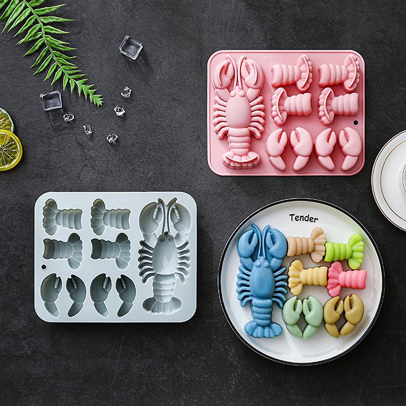 ロブスターシリコンチョコレート型 柔軟なベーキングモールド  - Kitchen Baking Decor のレビューと価格