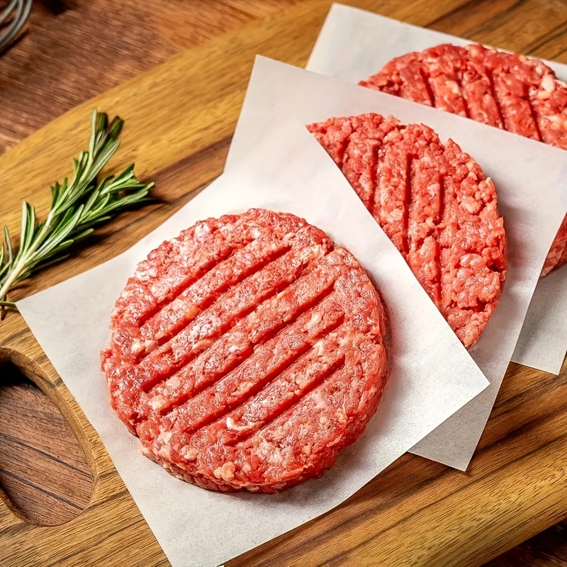 100枚入りの厚手でくっつかないベーキングペーパー、ハンバー - Kitchen Baking Store のレビューと価格