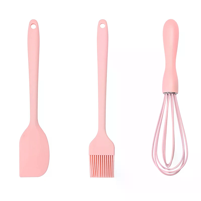 3個入りシリコン製ベーキングセット ケーキクリームスパチュラ - Kitchen Baking Brush のレビューと価格