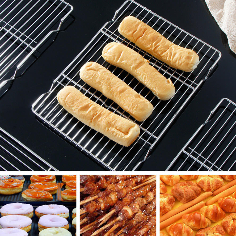 ステンレススチール バーベキューメッシュマット 再利用可能  - Kitchen Baking Store のレビューと価格