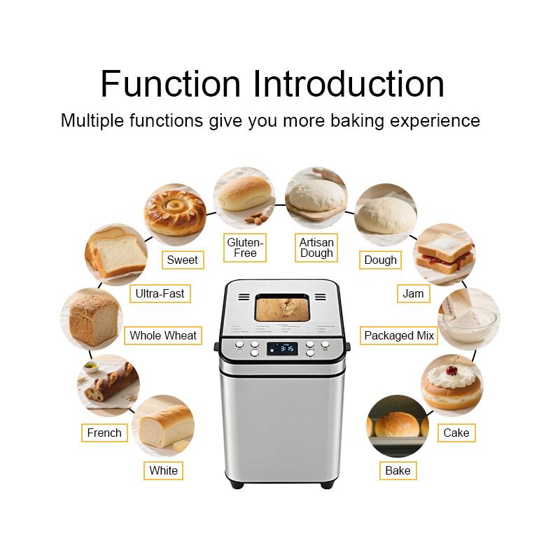 インテリジェント自動ホームパン製造機、電動生地練り・発酵ミキ - Baking Kitchen At Home のレビューと価格