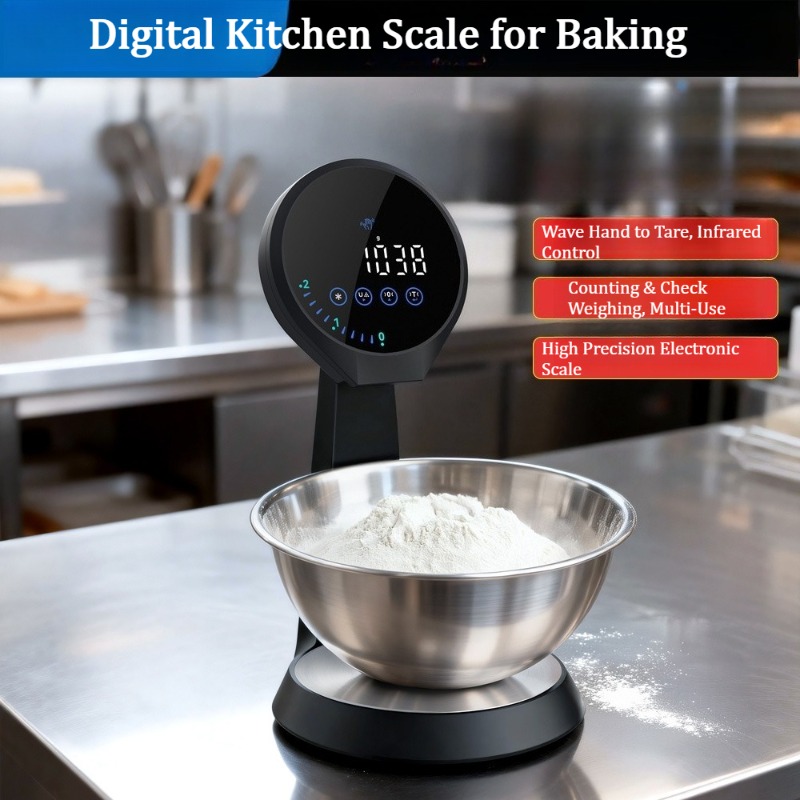高精度デジタルキッチンスケール、正確なグラム計量機能付き多機 - Kitchen Scale Precise のレビューと価格