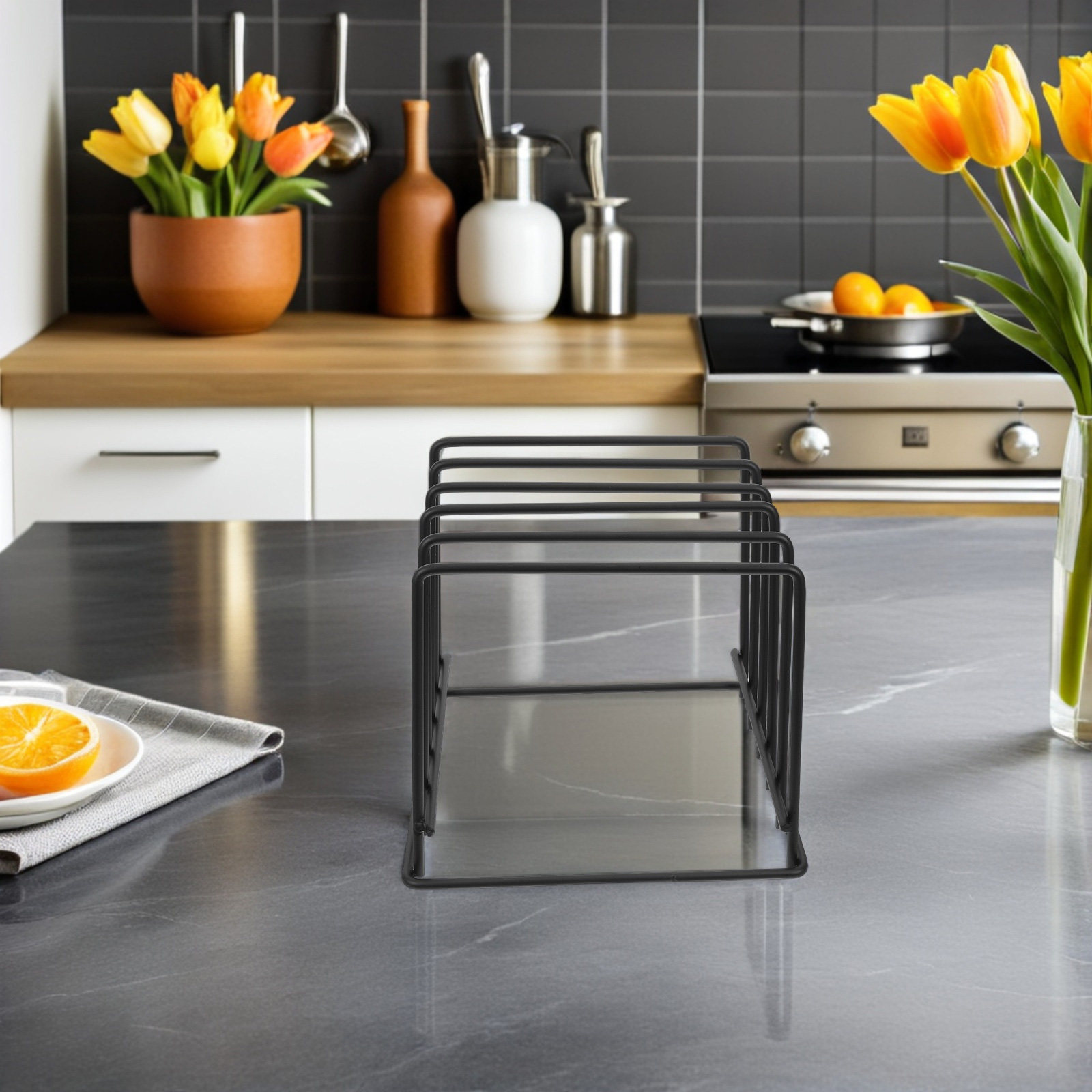 2個セット カウンタートップ用まな板ラック キッチンベーキン - Kitchen For Baking のレビューと価格